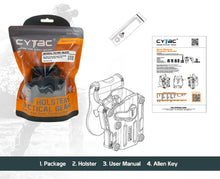 Load image into Gallery viewer, Cytac Transparent Mega-fit Holster with belt clip (Fit over 150 pistols)
