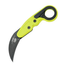 Load image into Gallery viewer, CRKT Provoke Kinematic Karambit Folding Knife Green Grivory Handle w/Black StoneWash Blade Finish