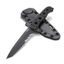 Load image into Gallery viewer, CRKT M16-13FX G10 Fixed Blade w/Veff Serrated Black Powder Coated Blade