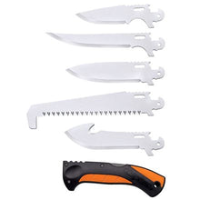 Load image into Gallery viewer, Cold Steel Click-N-Cut MAX 5 Pc Hunting Kit w/Belt Case
