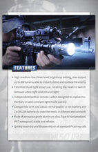 Load image into Gallery viewer, Nextorch WL50 Infrared Dual-light Weapon Light