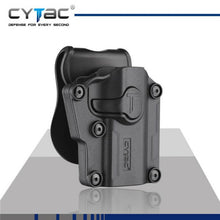 Load image into Gallery viewer, Cytac Mega Fit LEFT HAND paddle holster w/index release & angle adjustment. UHFS