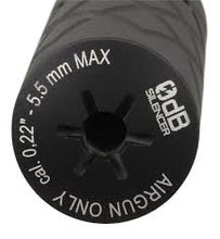 Load image into Gallery viewer, 0dB Daystate Airgun Silencer 110C Black with 1/2" UNF .177/.22/.25
