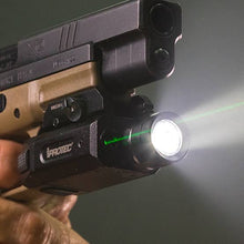 Load image into Gallery viewer, IProtec RM230-LSG RAIL-MOUNT FIREARM LIGHT & GREEN LASER COMBO