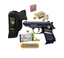 Load image into Gallery viewer, Combo Ekol major 9mm blank/pepper pistol + 25 blanks +5 pepper + holster