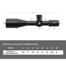 Load image into Gallery viewer, Discovery HD GENII 5-30x56 FFP MRAD 34mm
