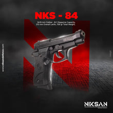 Load image into Gallery viewer, Niksan nks84 9mm blank/pepper pistol
