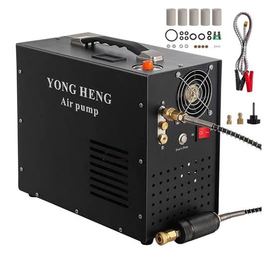 Compressor 230bar 12v/220v with auto shut off