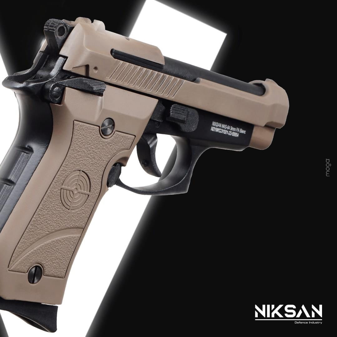 Niksan bp84 Coyote Combo (pistol+case+25cartridges+holster