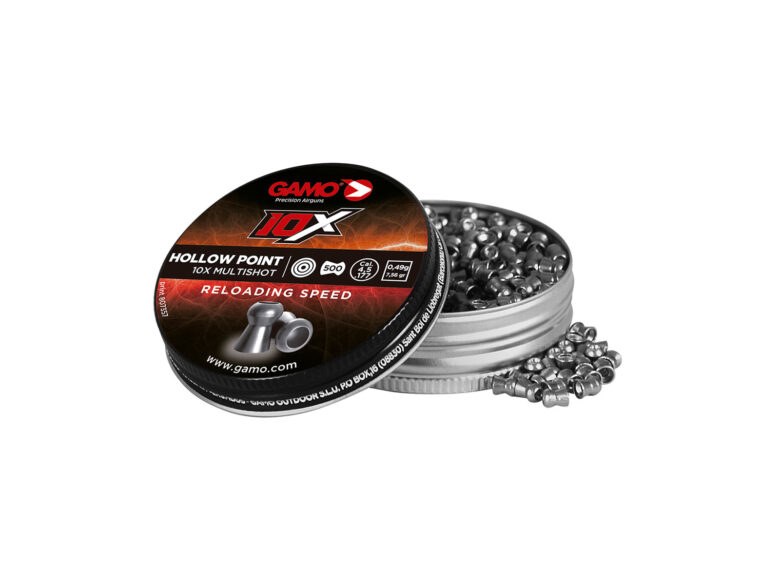 Gamo 10X Hollow Point Pellets 4.5mm 500s