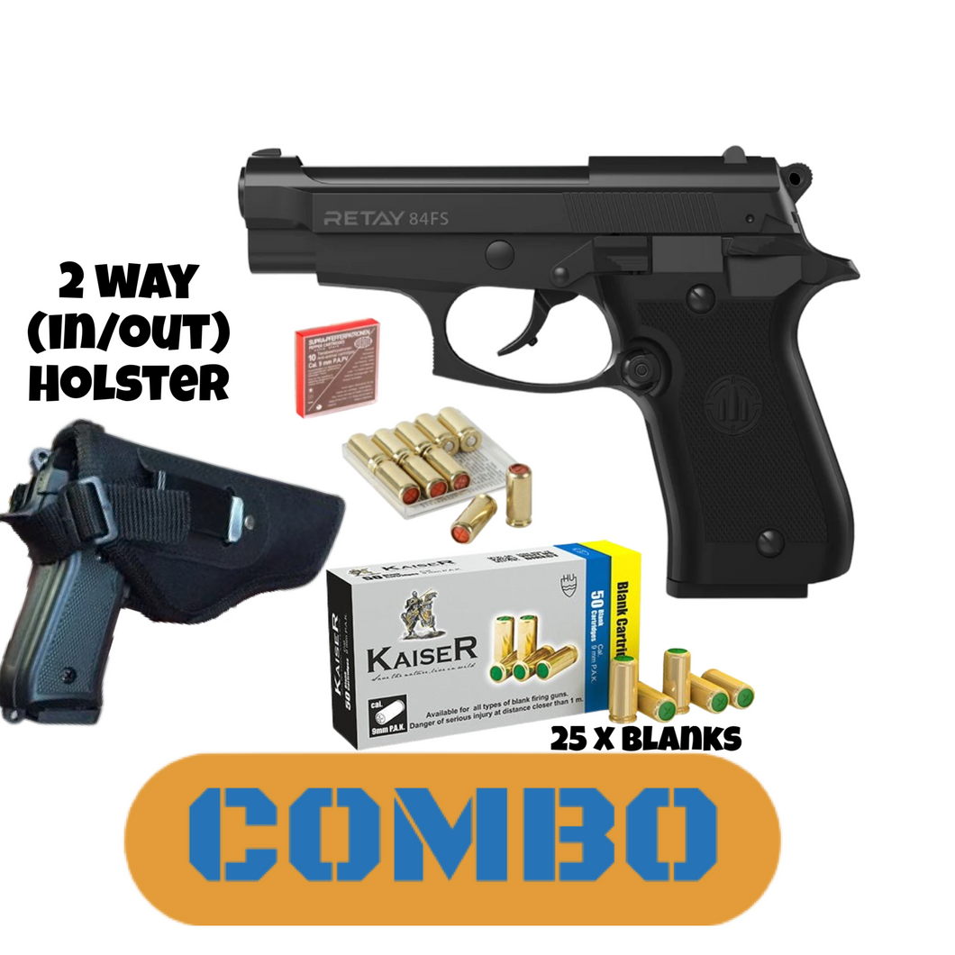 Retay f29 84s Combo (pistol+25 cartridges+holster)