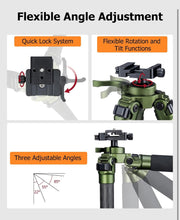 Load image into Gallery viewer, Trakiom Tripod picatinny/arca 65cm to 160cm Carbon
