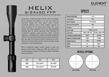 Load image into Gallery viewer, Element HELIX GEN 2 6-24×50 FFP APR-2D MRAD
