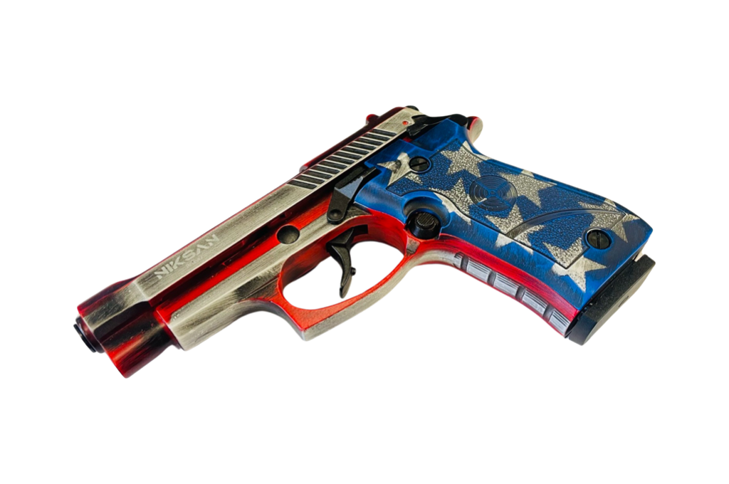 Niksan BP84 Patriot 9mm blank/pepper pistol
