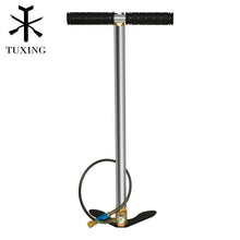 Load image into Gallery viewer, 4500PSI 300bar 30mpa Hand Operated Air Pump Stainless Steel Three Stage

