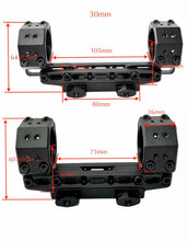 Load image into Gallery viewer, Eagle vision 1 piece adjustable 108moa 34mm scope mount picatinny
