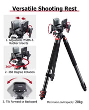 Load image into Gallery viewer, Trakiom Tripod w/clamp Aluminium 1.52m
