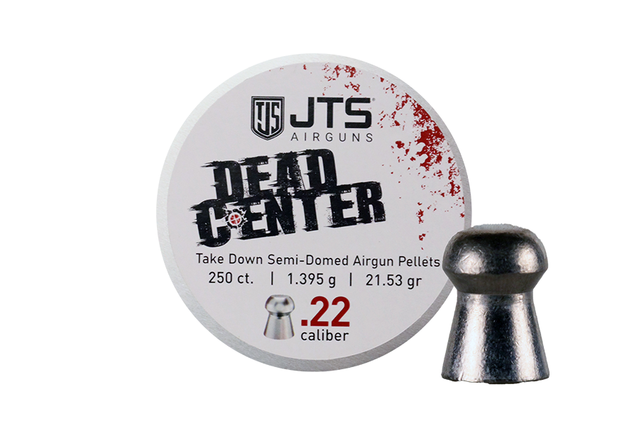 JTS Dead Center .22 caliber Pellets (21.53 gr) 250 count
