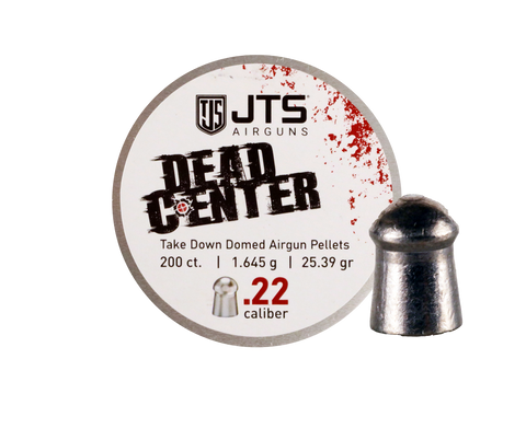JTS Dead Center .22 caliber Pellets (25.39 gr) 200 COUNT