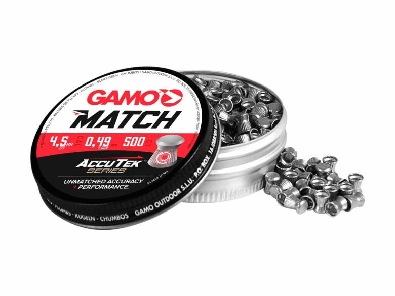 Gamo Match AccuTek Series Pellets 4.5mm 500s