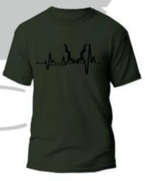 OLIVE MENS PULSE T-SHIRT