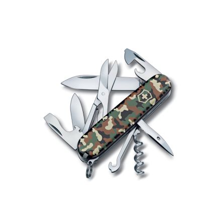 UNBOXED Victorinox Climber Black/Green Camouflage 91mm