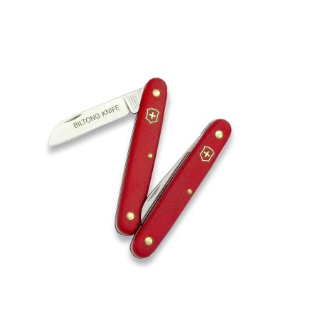 UNBOXED Victorinox Biltong Knife Matte Red 100mm