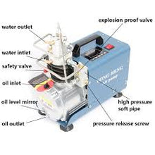Load image into Gallery viewer, water cooled 22v 310bar compressor yong heng digital
