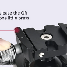 Load image into Gallery viewer, Rifle Tripod stc-324 with pg-40 arca ball head &amp; 1/4&quot; thread
