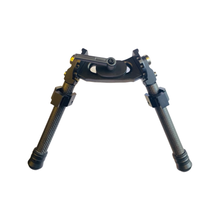 Load image into Gallery viewer, Tactical Bipod Wide stance carbon finish
