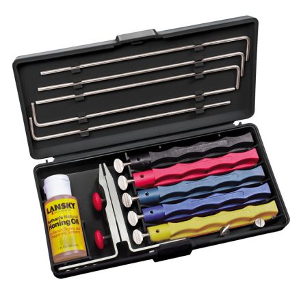 Lansky Deluxe Controlled Angle Sharpening Kit w-5 Hones