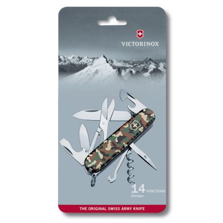 Victorinox Climber Black/Green Camouflage 91mm