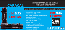 Load image into Gallery viewer, SUPALED CARACAL 5W LED 3 AAA WITH CLIP TACTICAL SL6023
