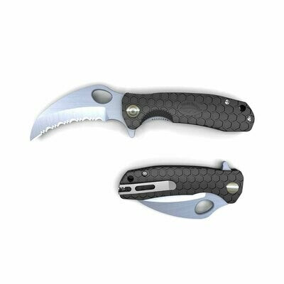 CLS-BLK HONEY BADGER CLAW LR LARGE - BLACK SERRATED