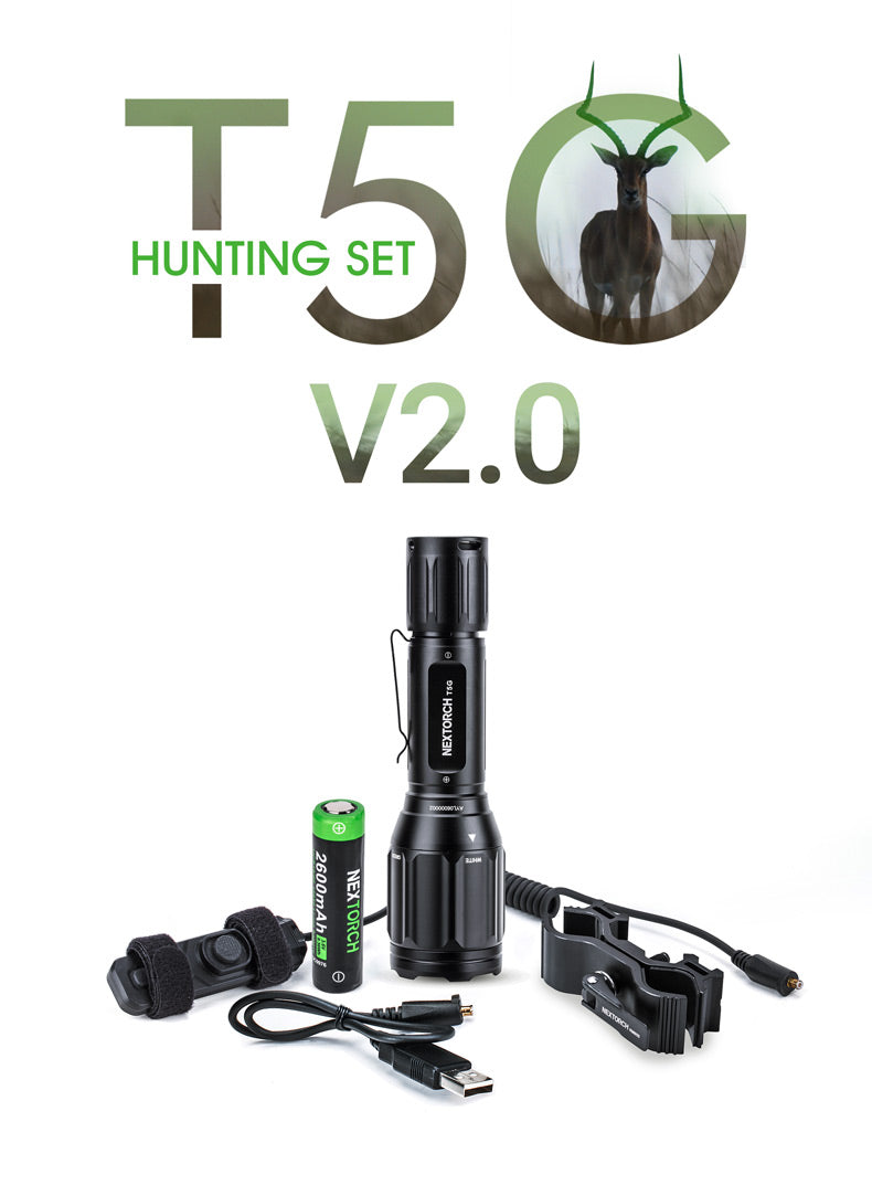 NEXTORCH T5G 860L WHITE & 170L GREEN HUNTING SET