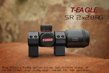 Load image into Gallery viewer, T-Eagle 2X28 RG Scope 30mm tube (1.25&quot;)
