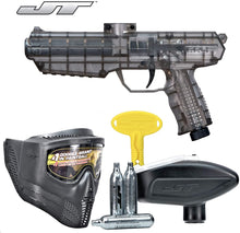 Load image into Gallery viewer, JT Paintball ER4 Ready 2 Play Kit - Guardian Mask/ 12g CO2/ 30pb&#39;s/ Loader
