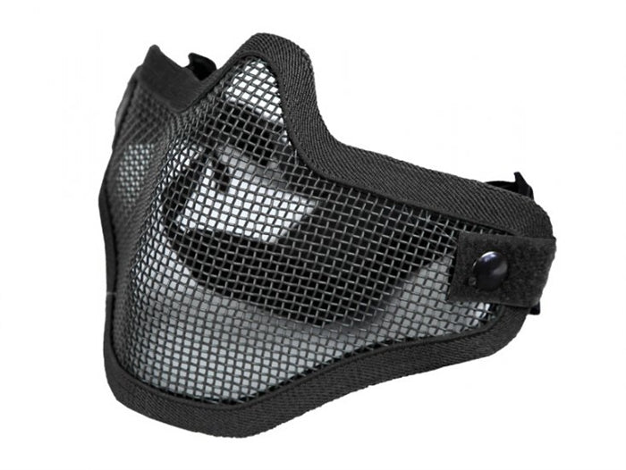 Metal mesh mask Airsoft black