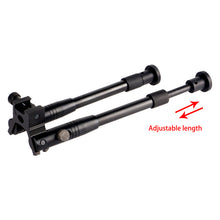 Load image into Gallery viewer, Bipod 8inch-9.6inch M50 Adjustable Foldable Picatinny Rail
