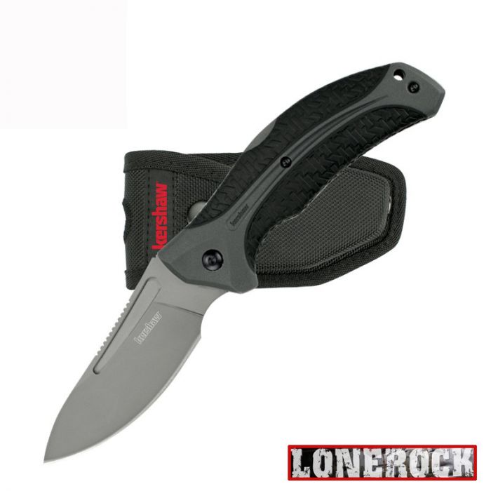 Kershaw Lonerock Small Drop Point Folder w/Titanium Carbo Nitride Blade Coating
