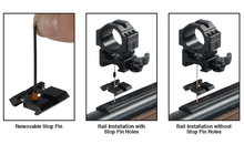 Load image into Gallery viewer, UTG® .22/Airgun to Picatinny/Weaver Low Pro Snap-in Adaptor
