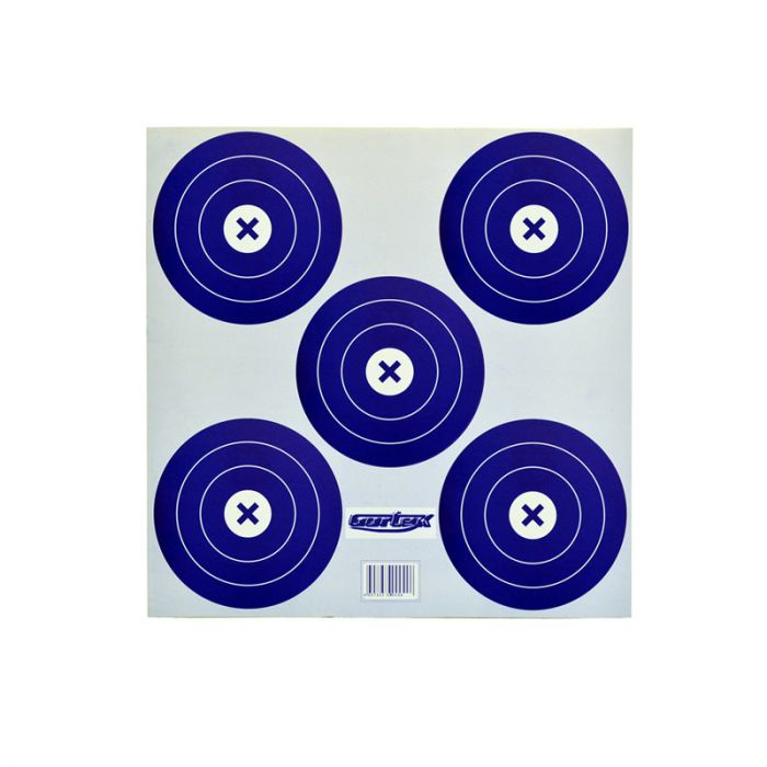 Gortek Target Large 5 Circle 41cm x41cm - 50 Pack