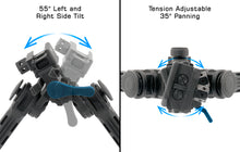 Load image into Gallery viewer, UTG Big Bore Full Stability Bipod, 9&quot;-14&quot; Center Height
