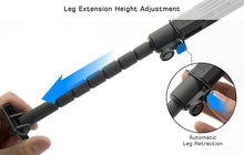 Load image into Gallery viewer, UTG Big Bore Full Stability Bipod, 9&quot;-14&quot; Center Height
