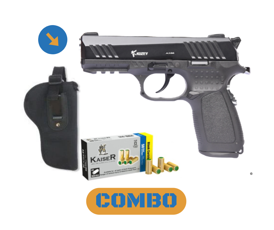 Kuzey A100 combo 9mm blank/pepper pistol