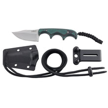Load image into Gallery viewer, CRKT Minimalist Bowie Neck &amp; belt Knife w/Fixed Blade
