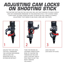 Load image into Gallery viewer, Allen Axial Shooting Stick Tripod/Bipod &amp; Monopod 3 in 1
