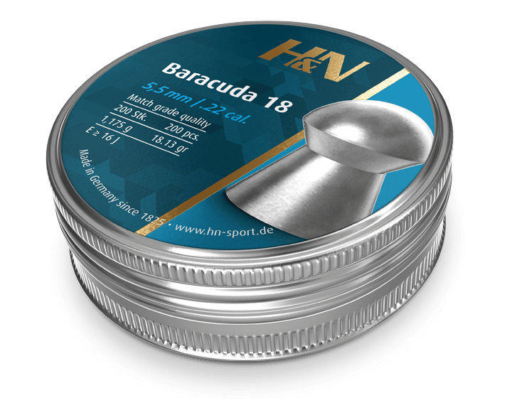 H&n Baracuda 18.13 grain 5.52mm tin 200
