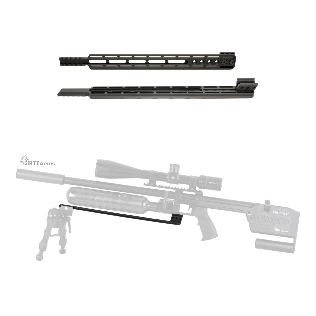 RTI PROPHET/PRIEST BIPOD RAIL EXTENSION Karani Outdoor & Tactical