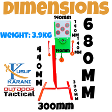 Load image into Gallery viewer, Modular H/duty Reset/Spinner/Paper Target w/peg &amp; base
